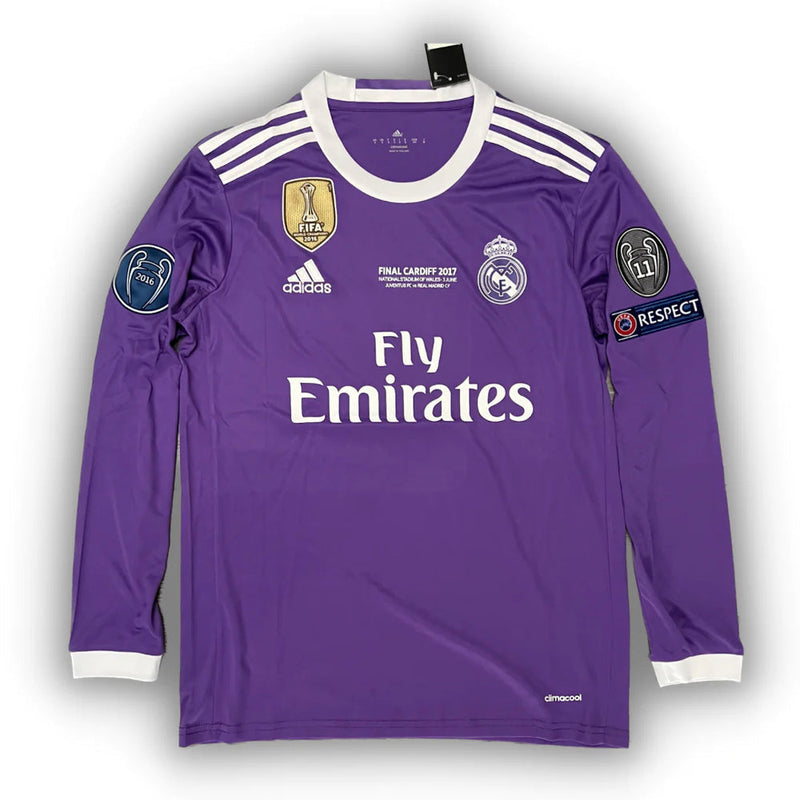Camisola Manga longa Real Madrid com 6 Patches - Ronaldo