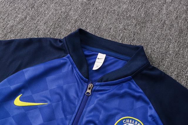 Fato de Treino Chelsea 21/22 Azul Com Fecho